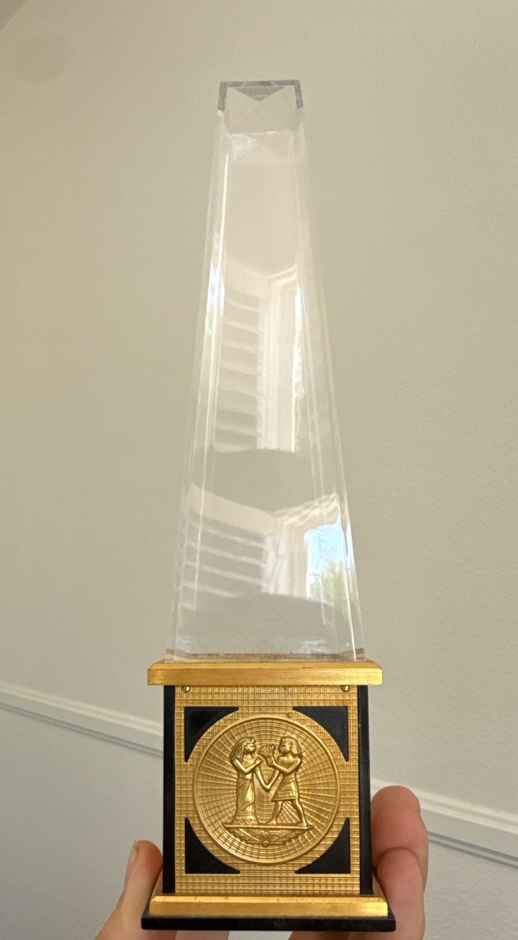 Jaeger-LeCoultre Egyptian Revival Obelisk 8-Day Desk Clock 1