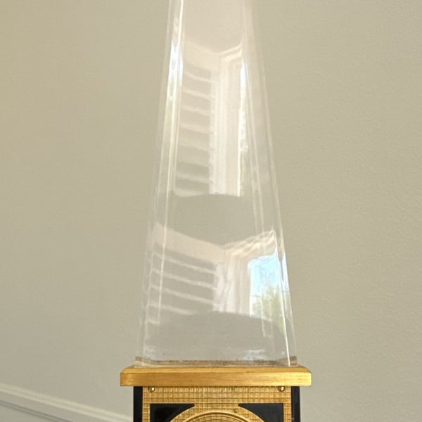 Jaeger-LeCoultre Egyptian Revival Obelisk 8-Day Desk Clock