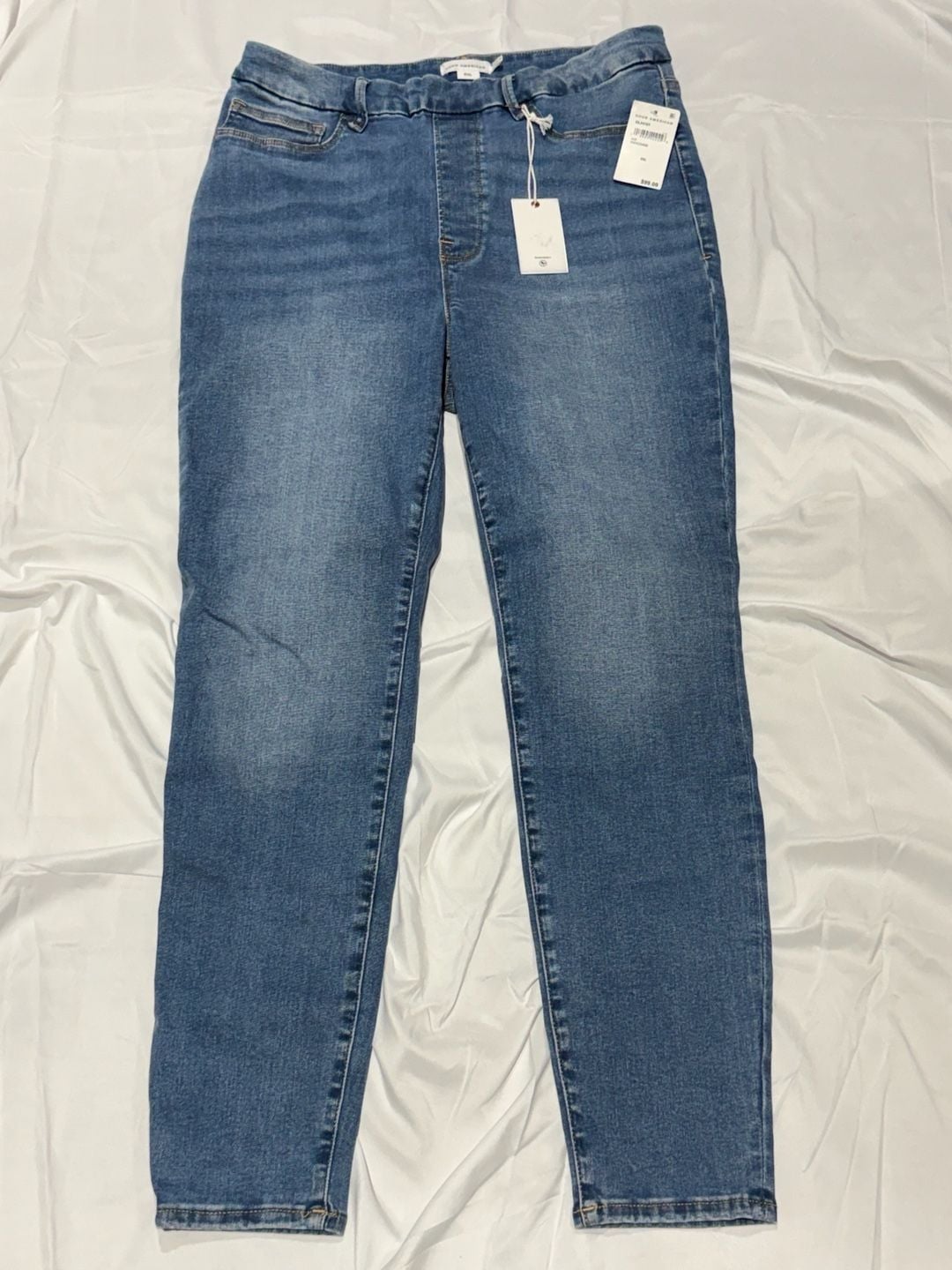 Good American Power Stretch Pull-On Skinny Jeans 2XL Indigo High Rise NWT 2