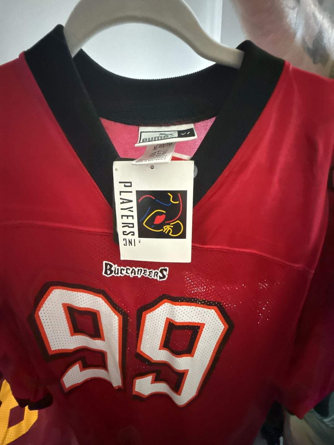 Puma Tampa Bay Buccaneers Warren Sapp 99 Jersey Size XL Red 4