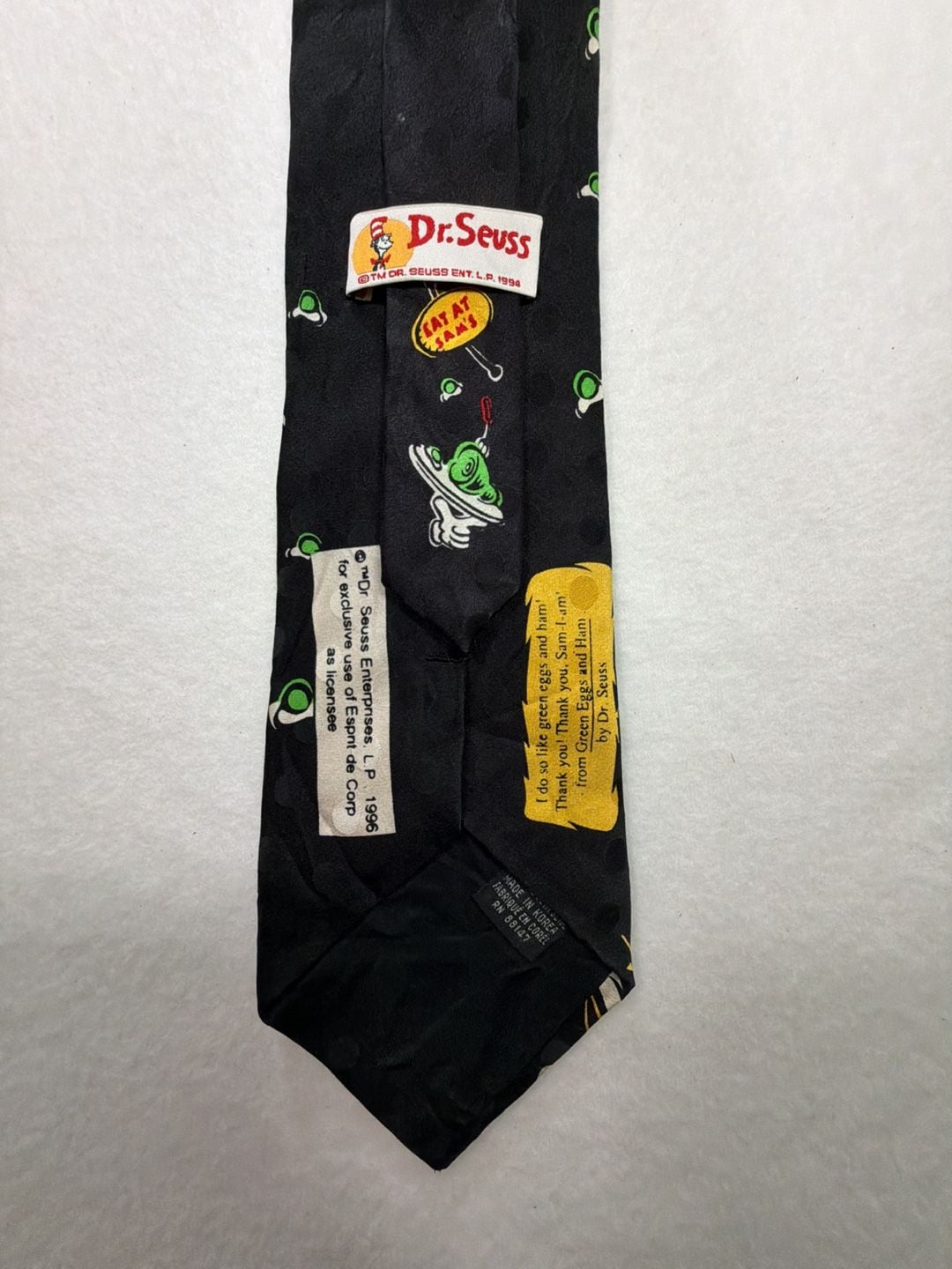 Dr. Seuss Green Eggs And Ham Silk Necktie 90s Nostalgia Office 4