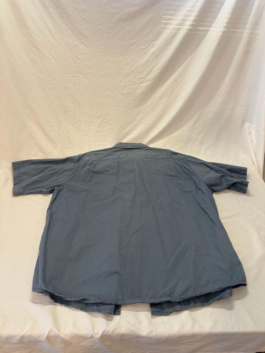 Wrangler Short Sleeve Button Down Shirt Size XL Blue Cotton 7