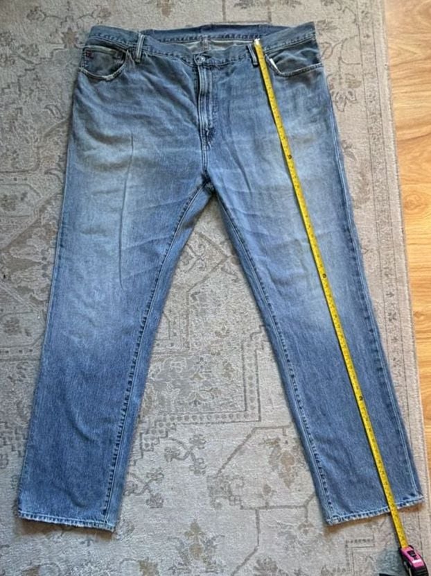 Polo Ralph Lauren Authentic Dungarees Straight Leg Denim Jeans 44x34 2
