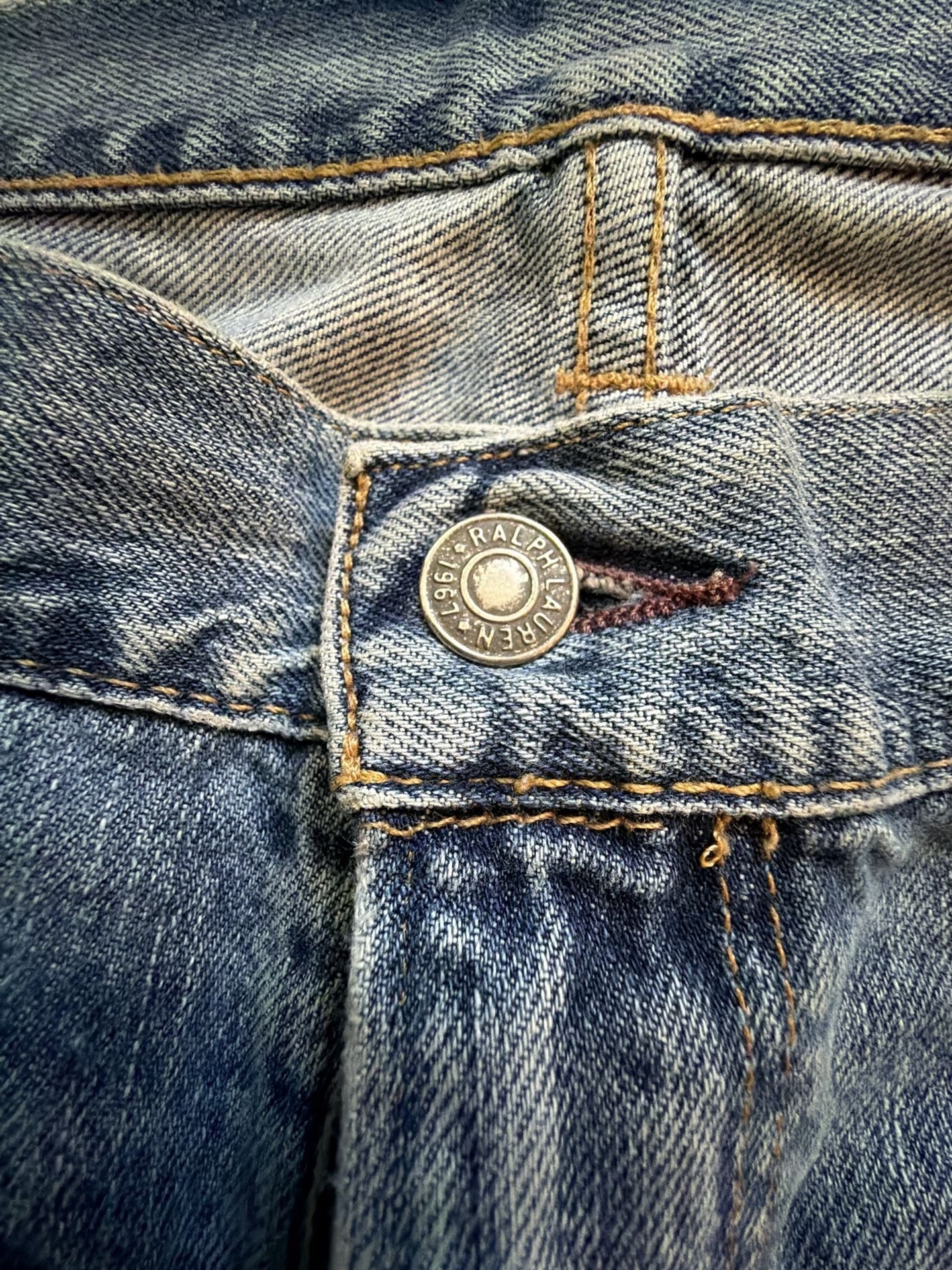 Polo Ralph Lauren Authentic Dungarees Straight Leg Denim Jeans 44x34 5