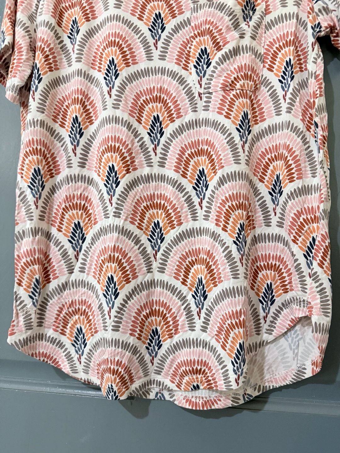 Lates By Kate Pajama Set Size S Multi Fan Print 7
