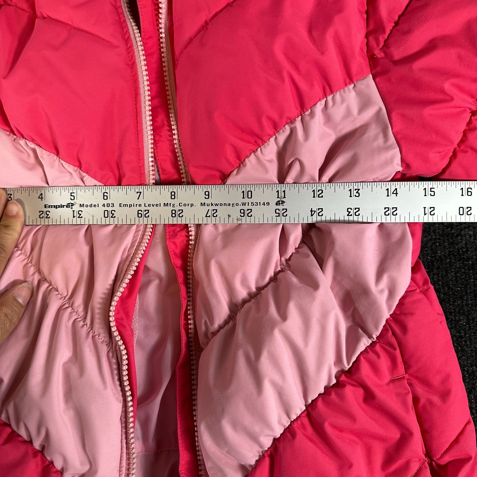 Columbia Arctic Blast Jacket Youth Size M 10-12 Pink Puffer Hooded Winter Coat 7