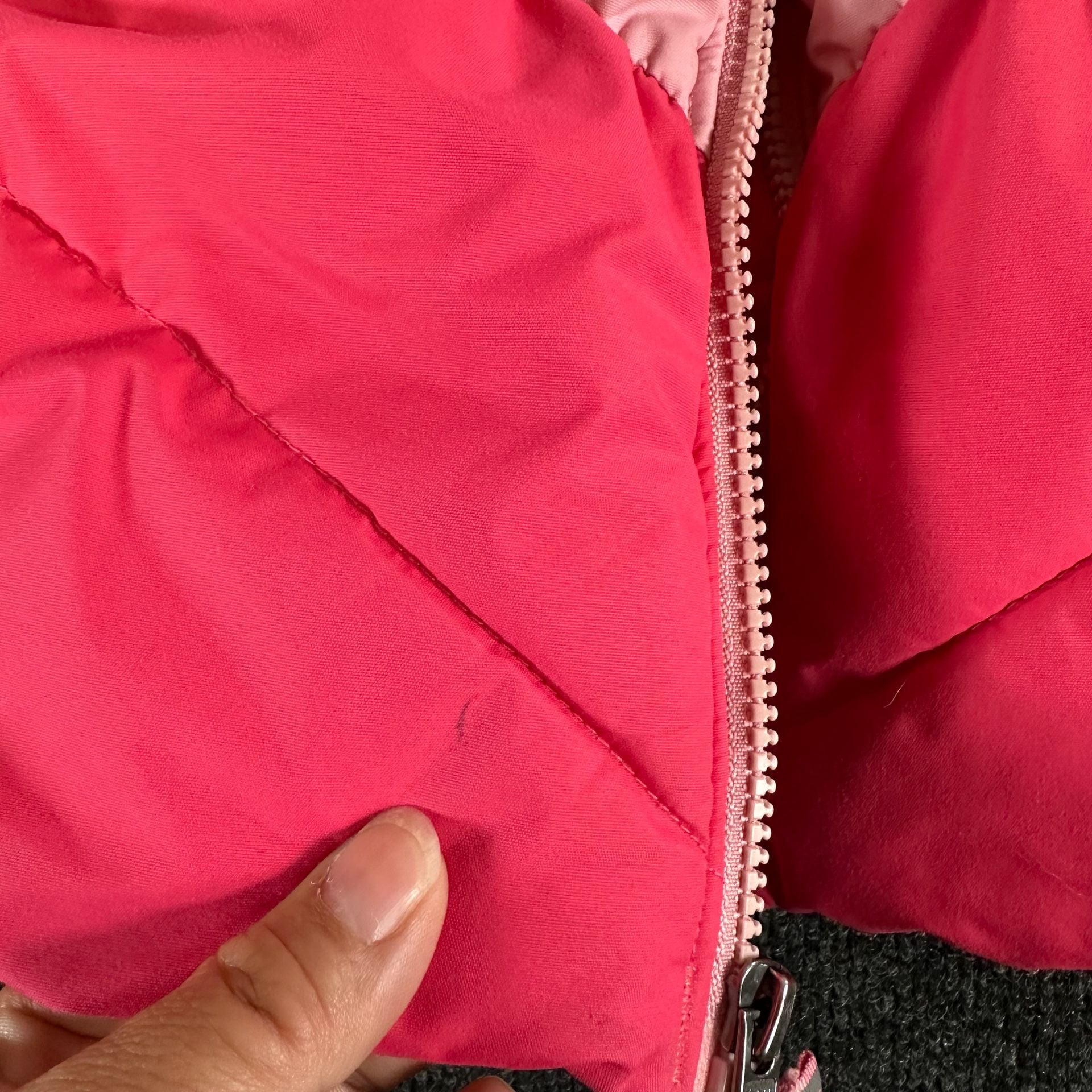 Columbia Arctic Blast Jacket Youth Size M 10-12 Pink Puffer Hooded Winter Coat 13