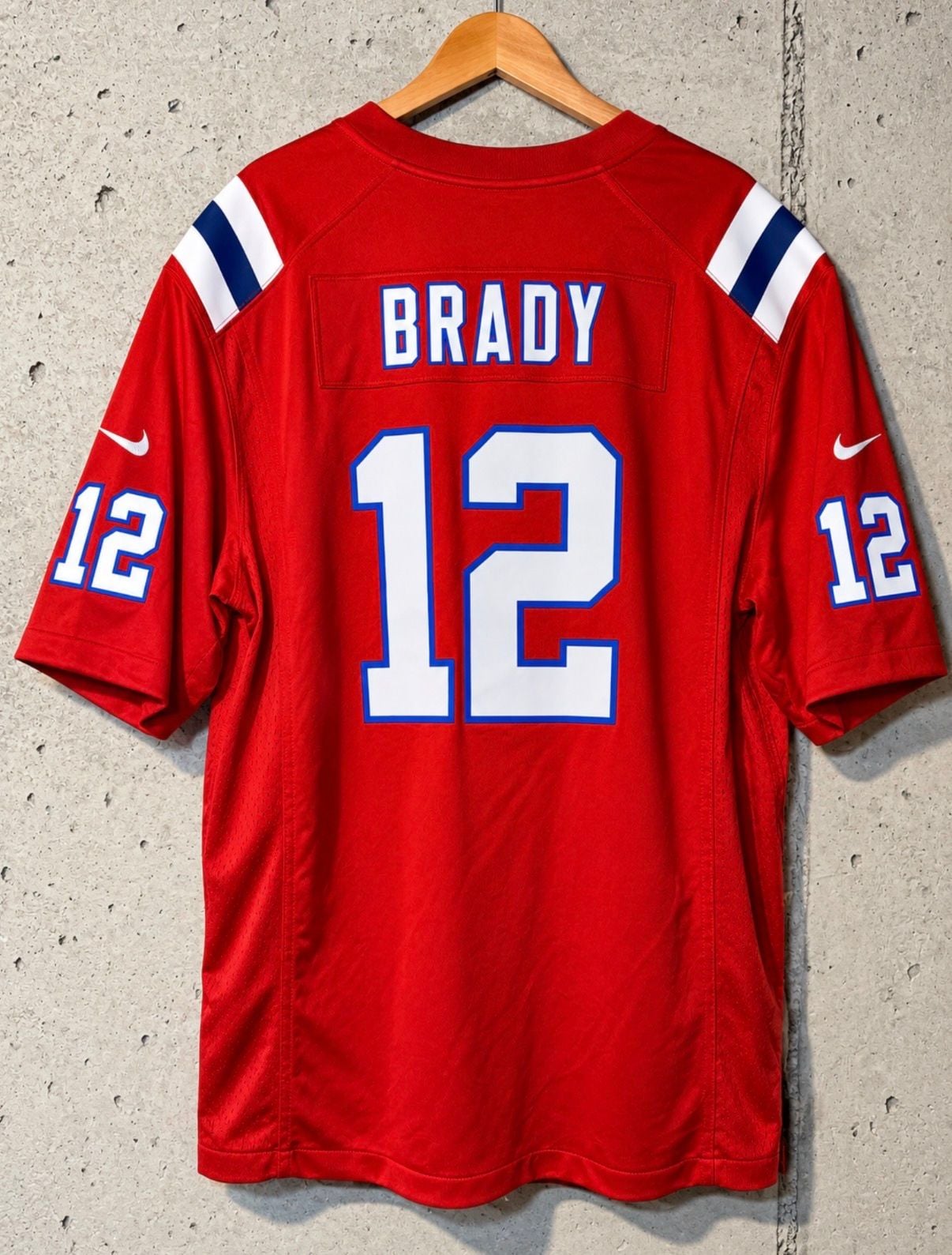 Nike New England Patriots Tom Brady Super Bowl LIII Jersey Size 3XL Red 6