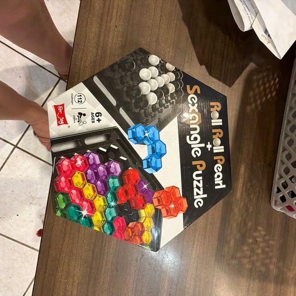 For Joy Roll Roll Pearl Sexangle Puzzle