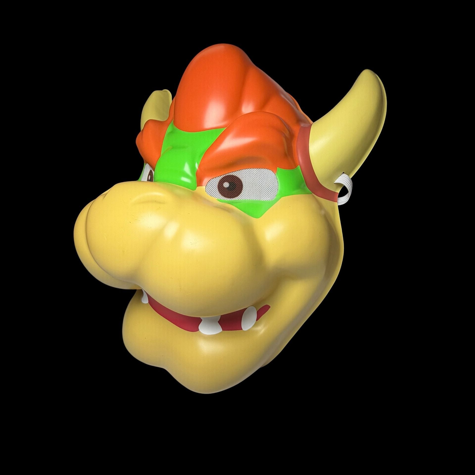 Nintendo Bowser Mask Super Mario Bros Costume Adult Size Cosplay 3
