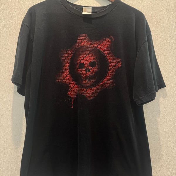 2006 Gears Of War Crimson Omen Video Game Promo Shirt Size XL