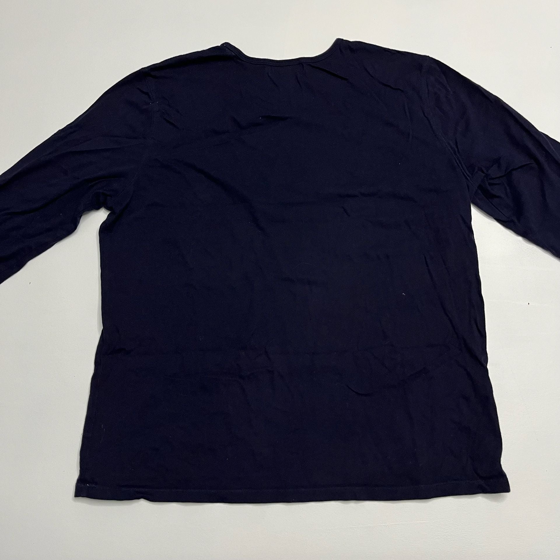 Lauren Jeans Co Ralph Lauren Long Sleeve T-Shirt Size M Navy Nautical 10