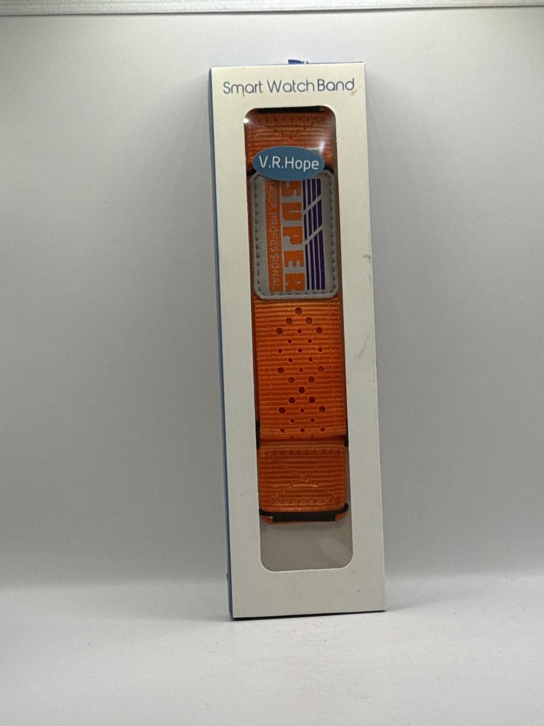 V.R.Hope Smart Watch Band Orange Nylon 1