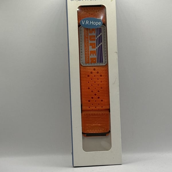 V.R.Hope Smart Watch Band Orange Nylon
