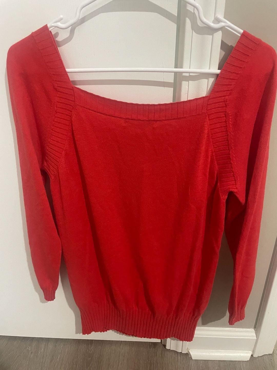 Banana Republic Long Sleeve Sweater Size M Square Neck 5
