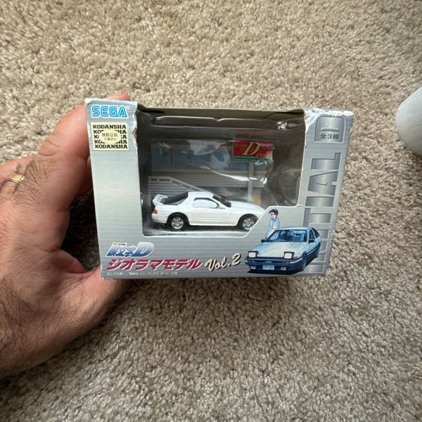 Sega Initial D Diorama Model Vol.2 Mazda RX-7 FC3S