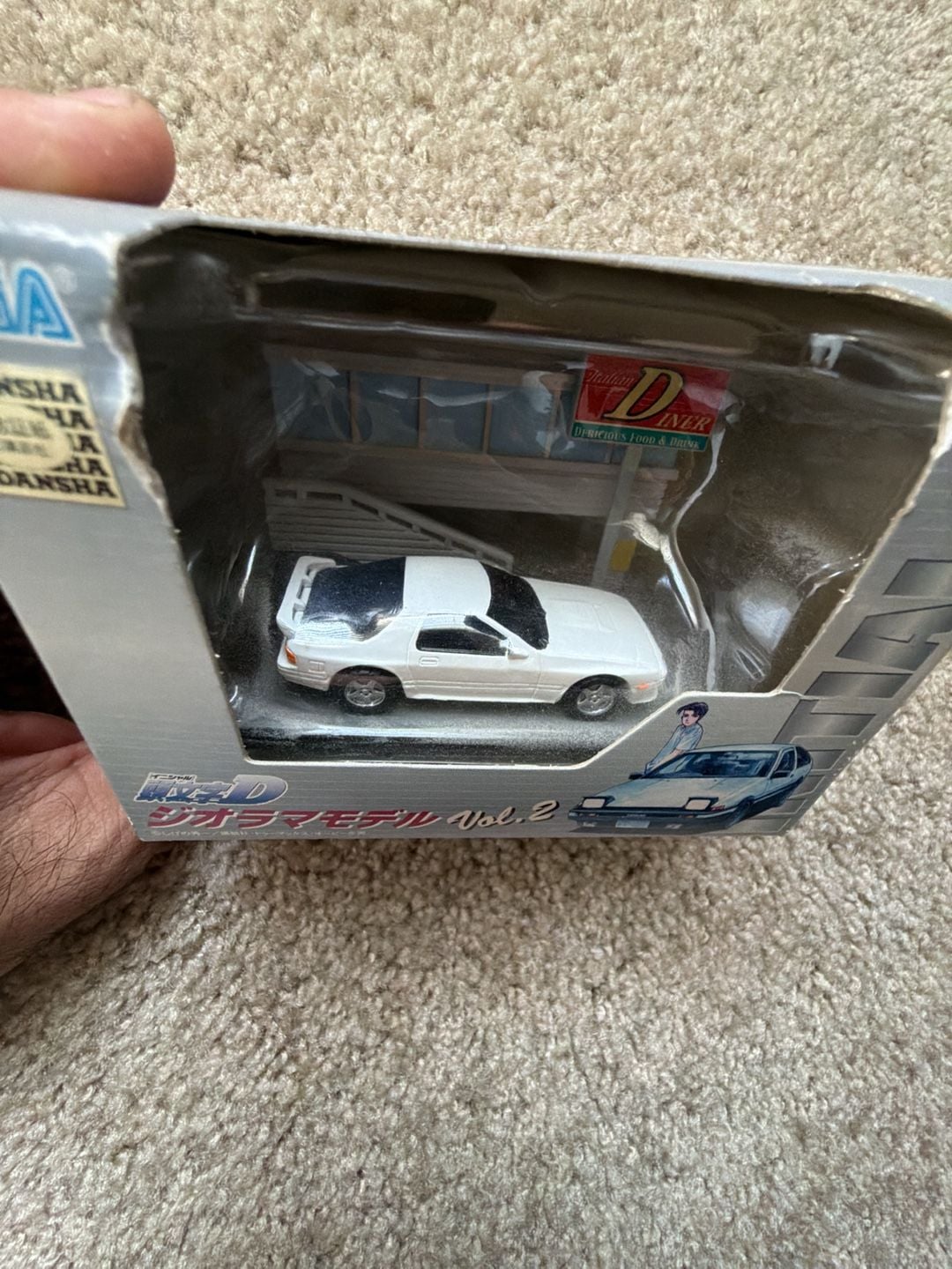 Sega Initial D Diorama Model Vol.2 Mazda RX-7 FC3S 2