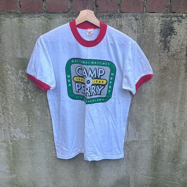 Vintage 1982 Camp Perry Ringer T-Shirt