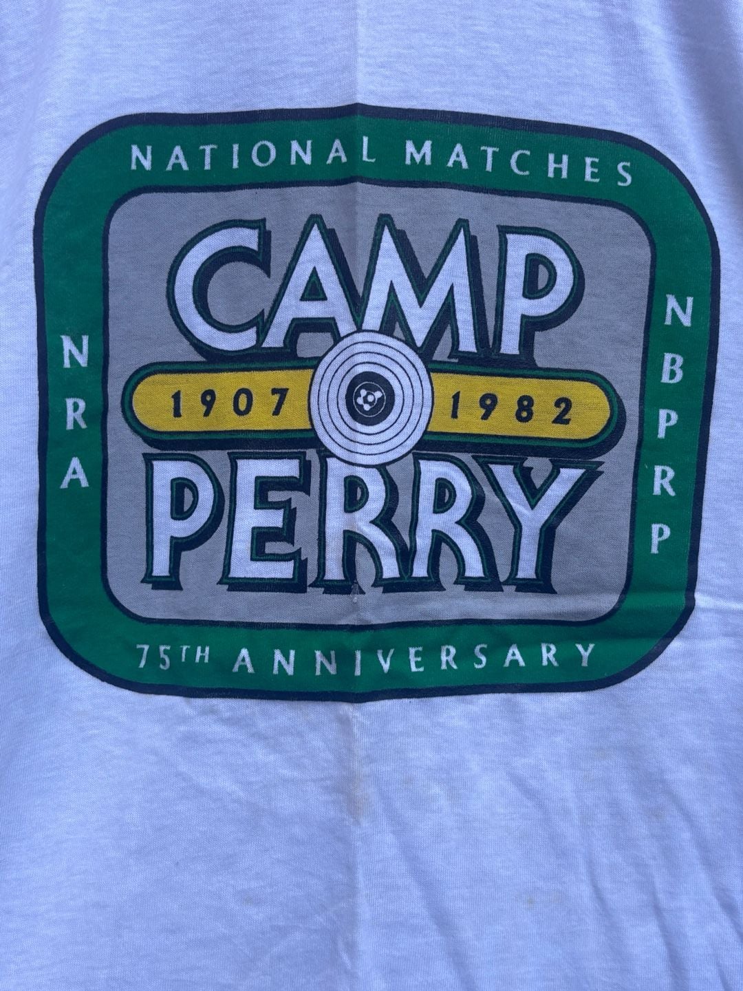 Vintage 1982 Camp Perry Ringer T-Shirt 4