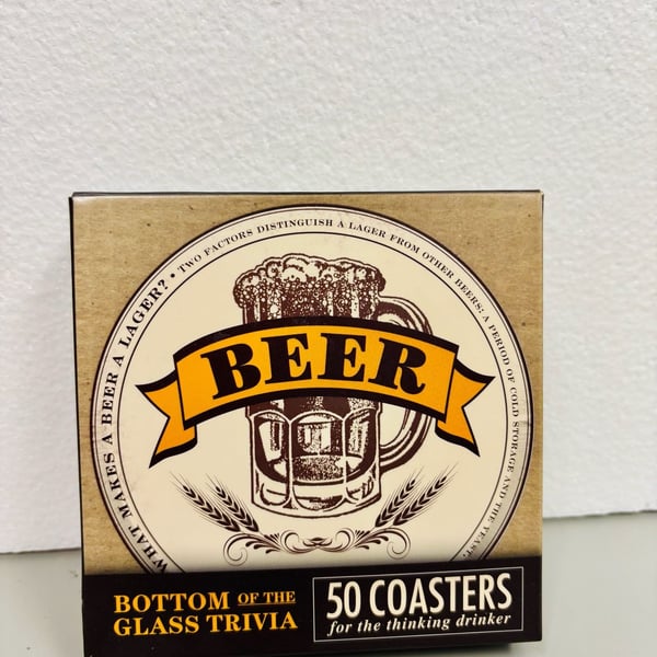 Bottom Of The Glass Trivia 50 Coasters
