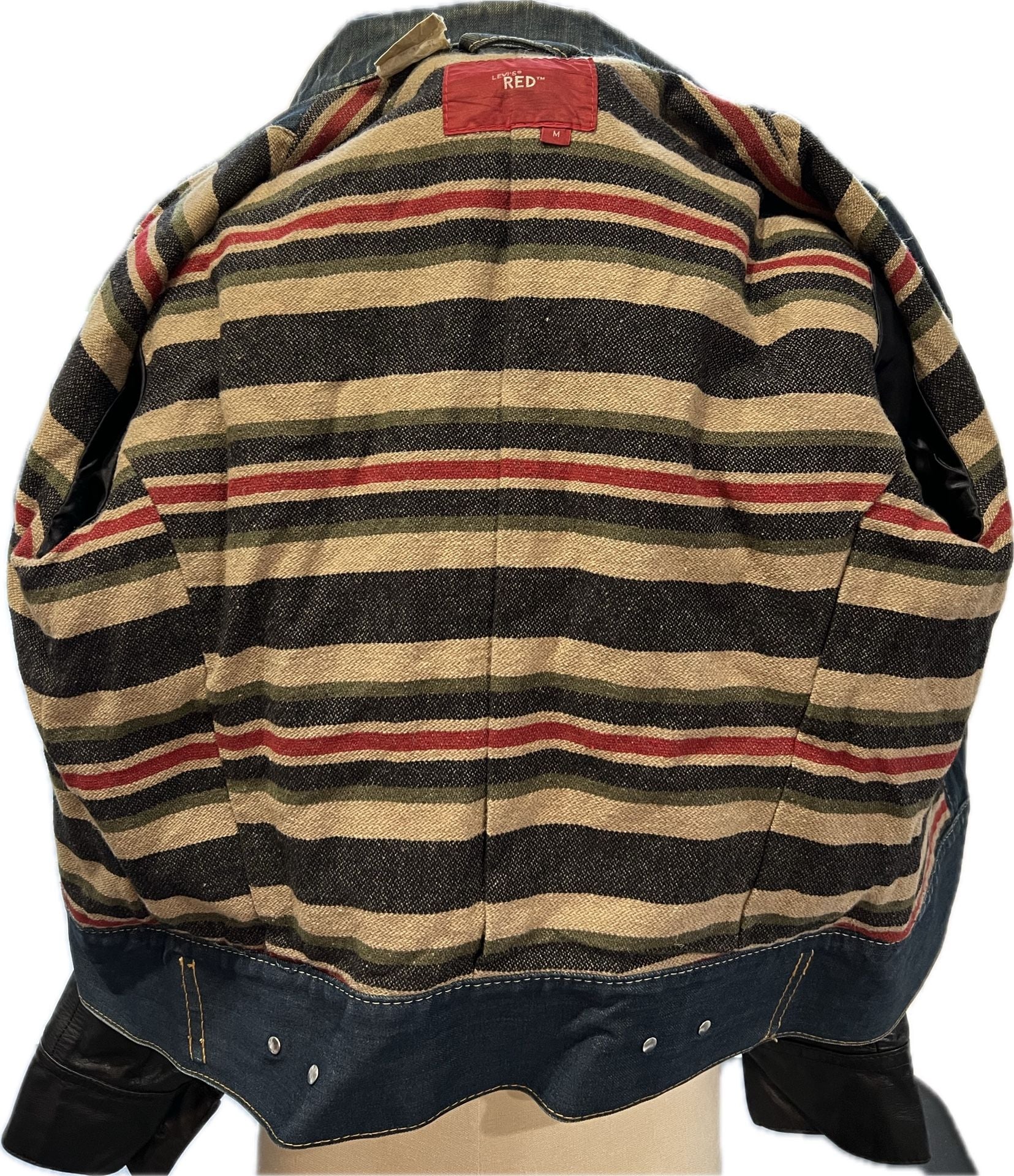 Levi's Red Collection Type 4 Trucker Jacket Denim Leather 8
