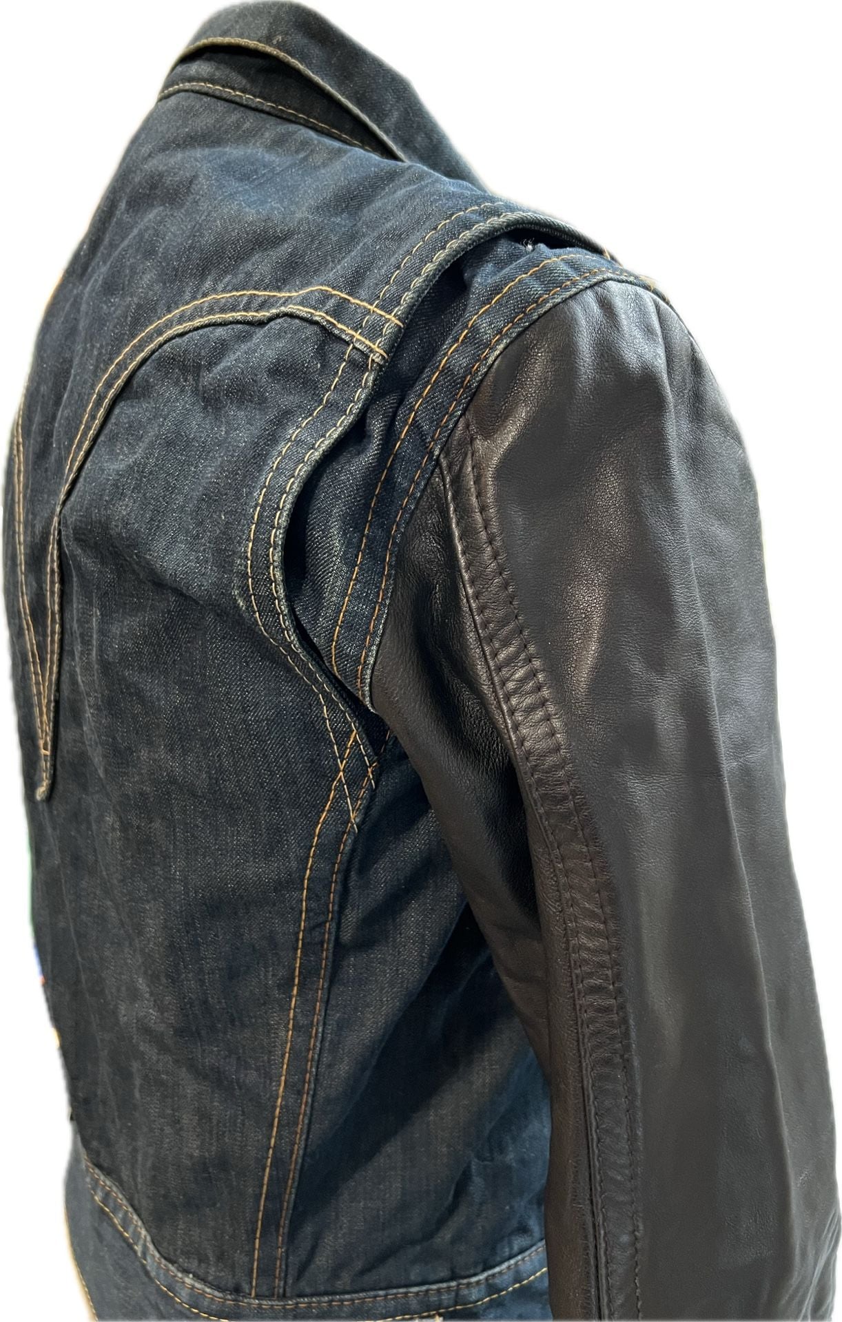 Levi's Red Collection Type 4 Trucker Jacket Denim Leather 9