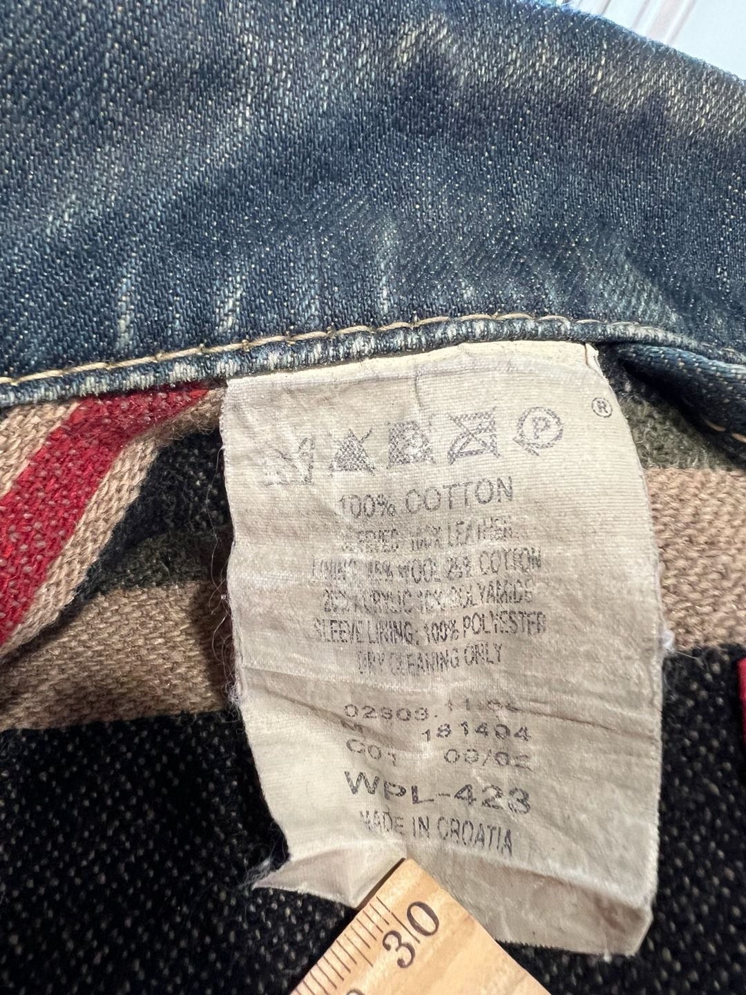 Levi's Red Collection Type 4 Trucker Jacket Denim Leather 11