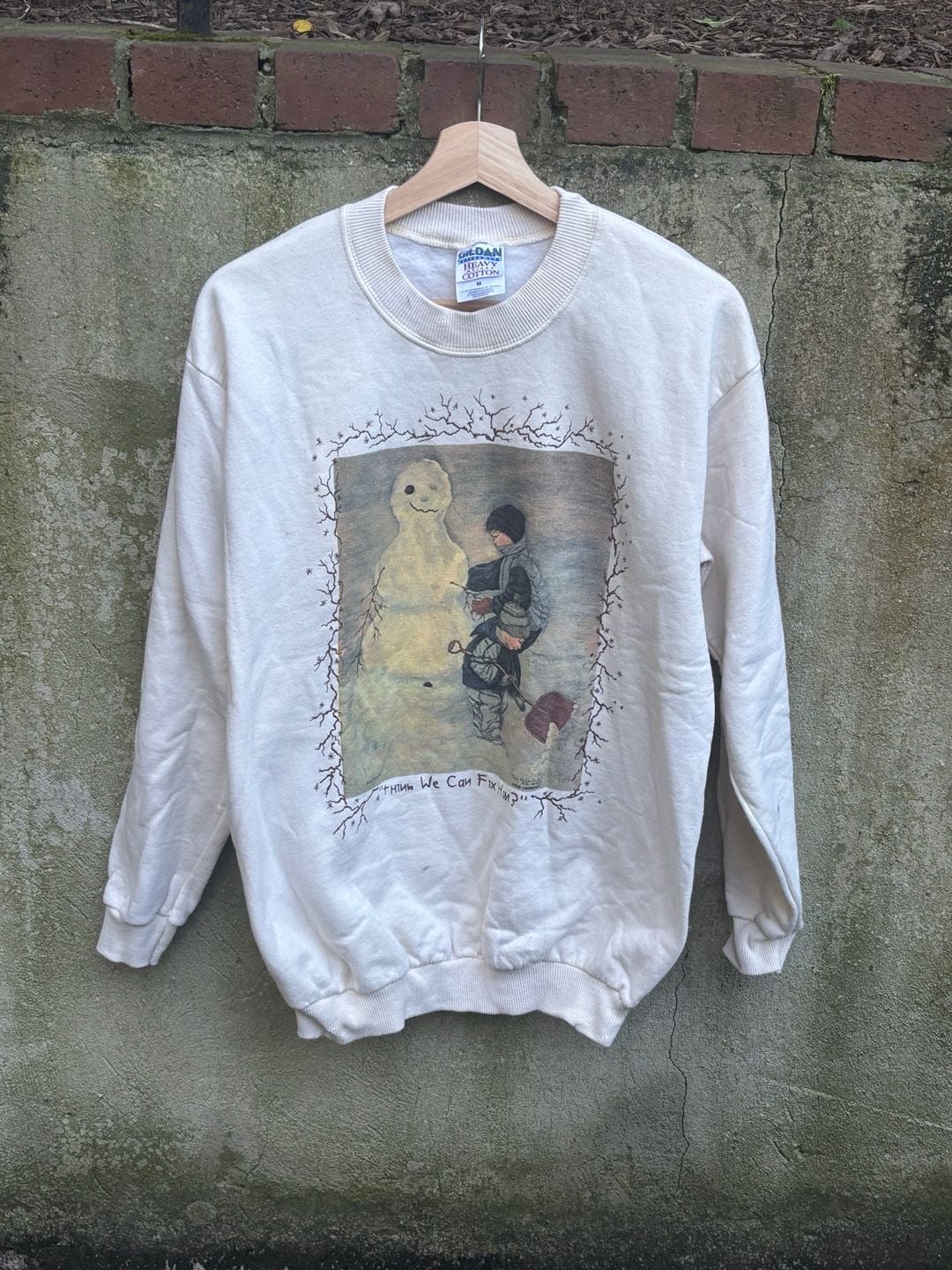 Vintage 1996 Snowman Graphic Sweatshirt 2