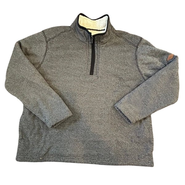 Orvis Brighton Sherpa Lined Half Zip Pullover Sweater