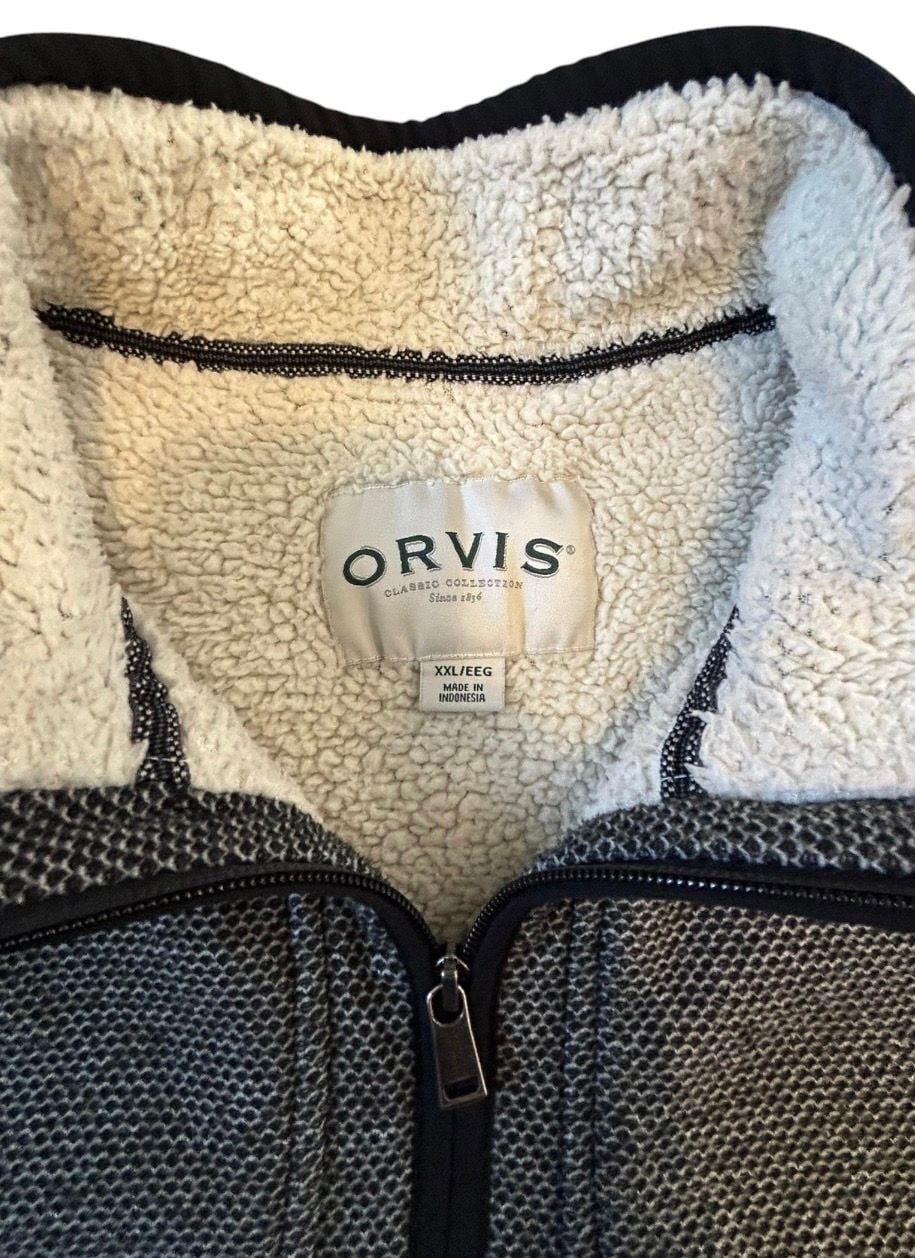 Orvis Brighton Sherpa Lined Half Zip Pullover Sweater 4