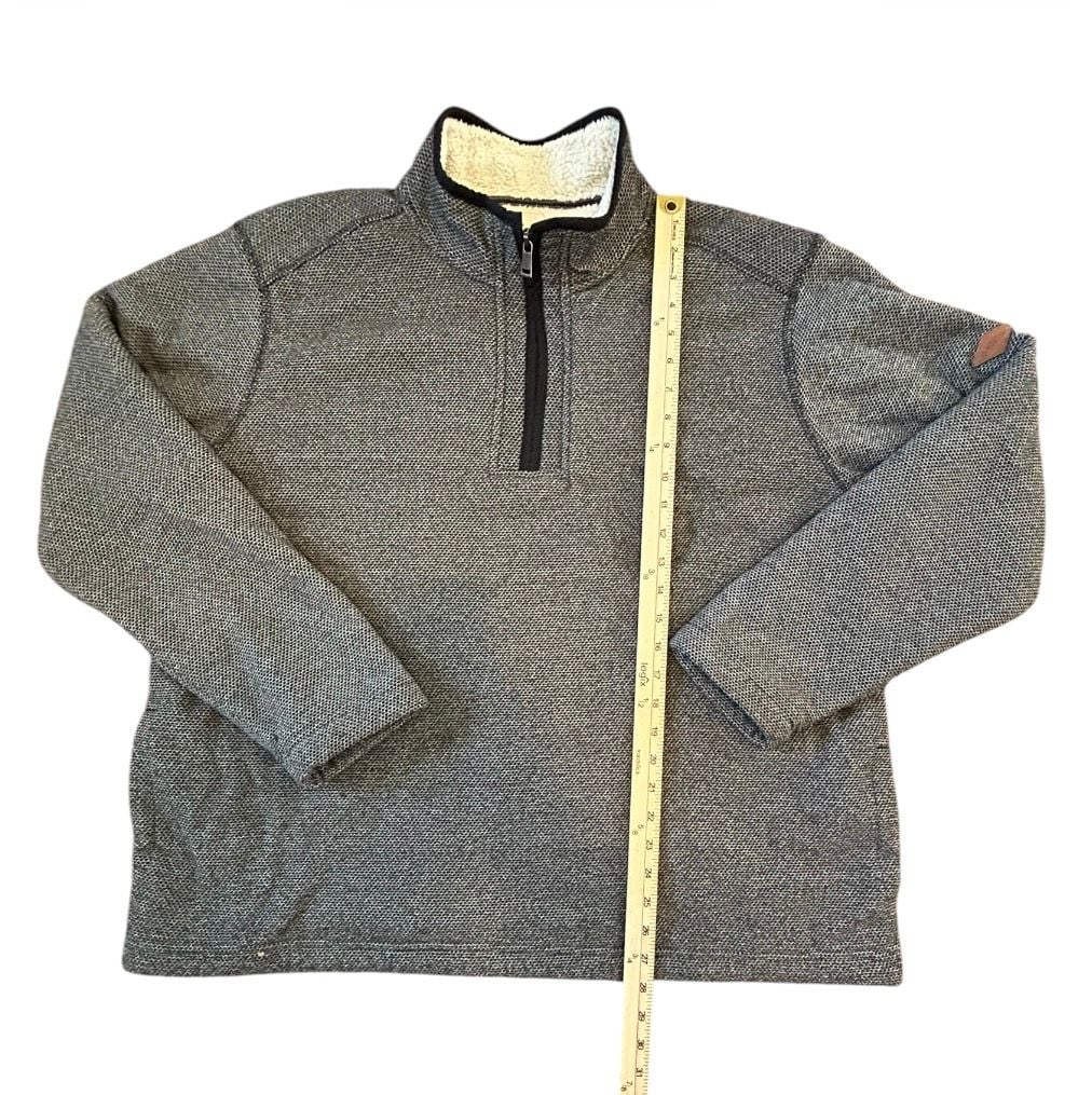 Orvis Brighton Sherpa Lined Half Zip Pullover Sweater 6
