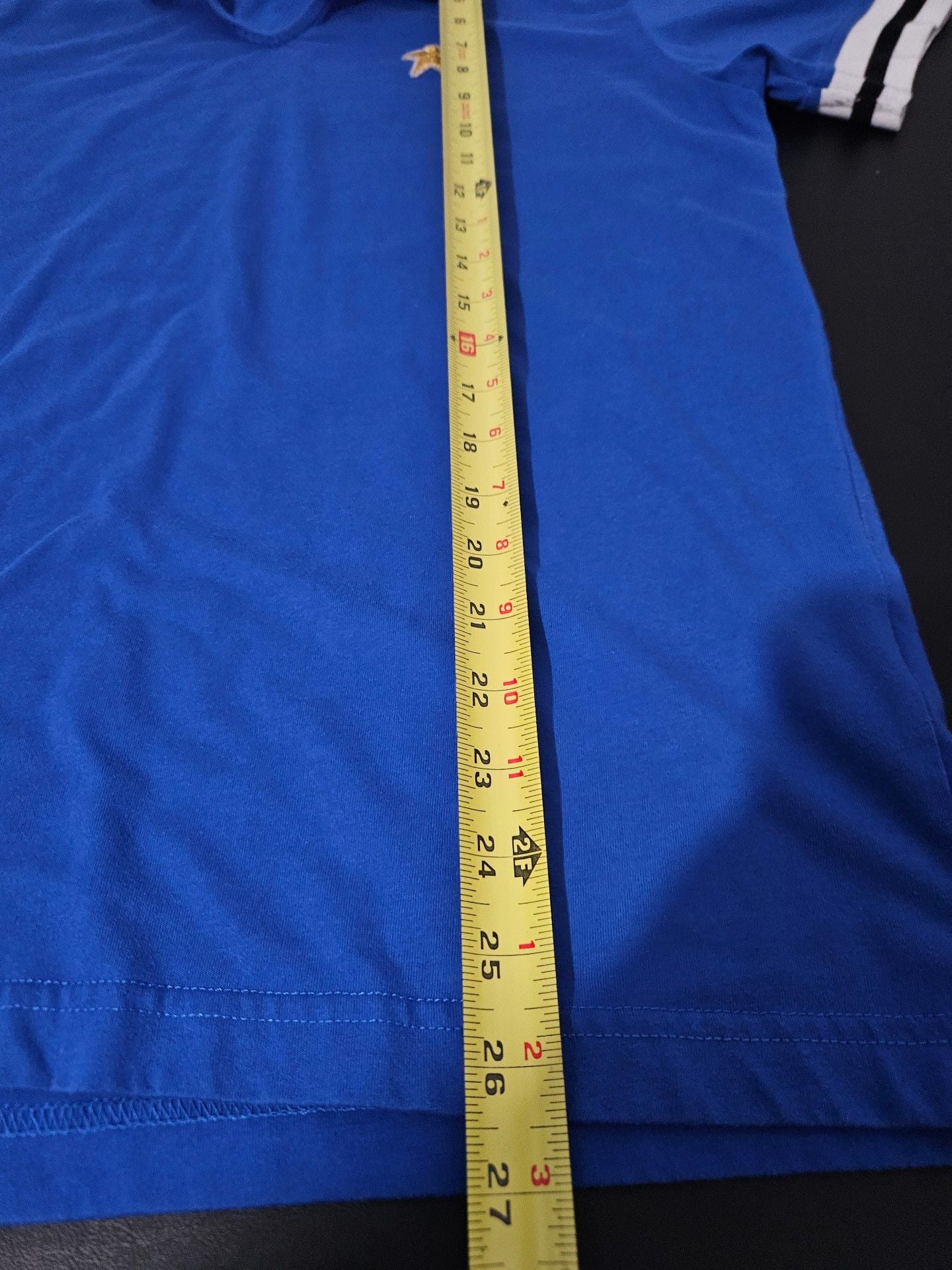 Juventus 1976/77 Retro Jersey Size M Blue Soccer Polo Shirt Copa Football futbol 7