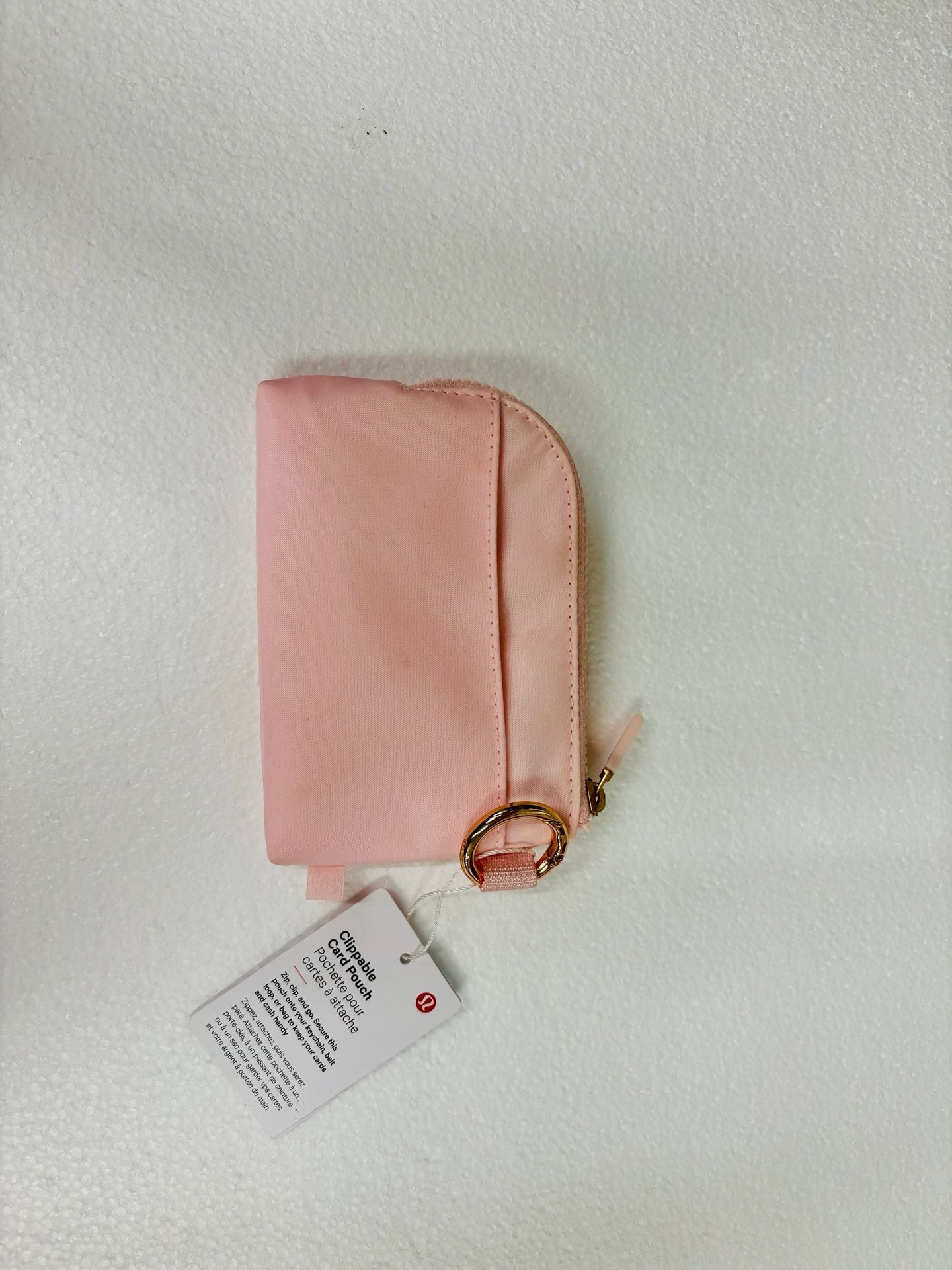 Lululemon Clippable Card Pouch Pink 4
