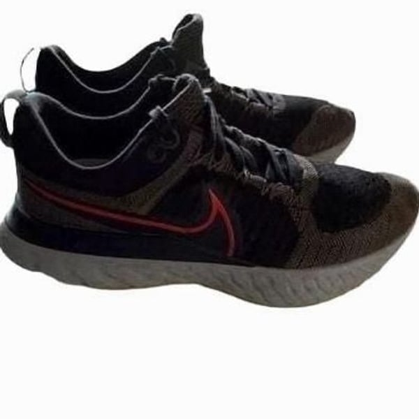 Nike React Infinity Run FK 2 Ridgerock Running Shoes Size 9.5 Black