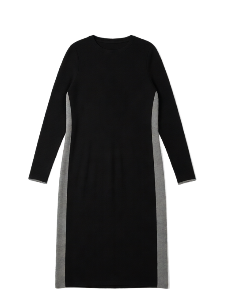 Athleta Extra Fine Merino Wool Duster Cardigan Black XL Like New 2