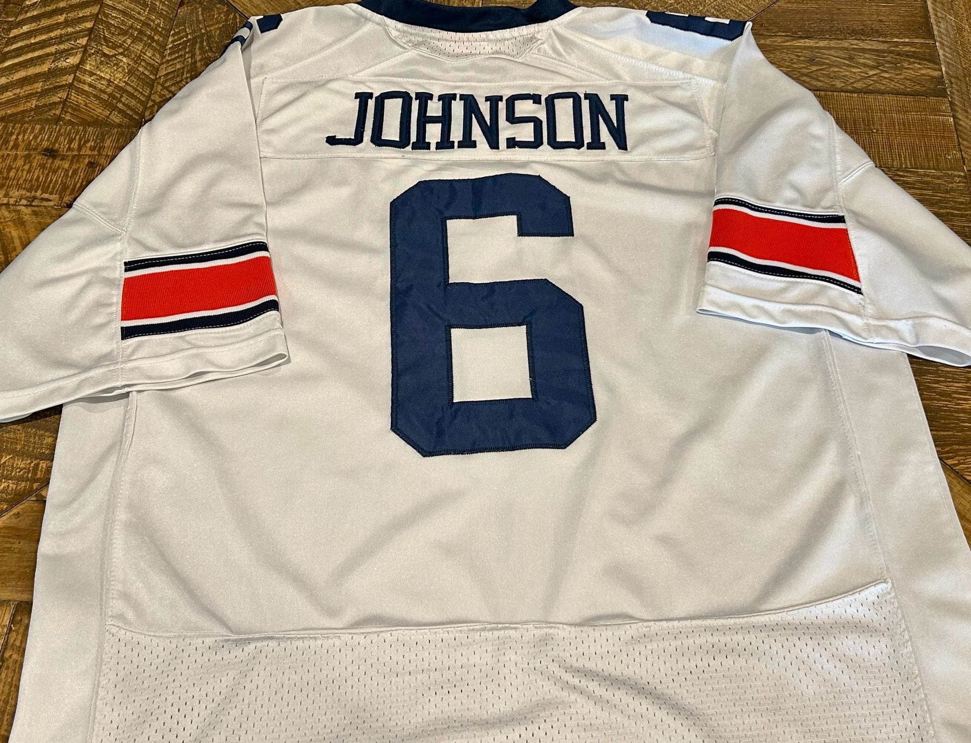 Under Armour Auburn Tigers Football Jersey Size 50 White #6 9