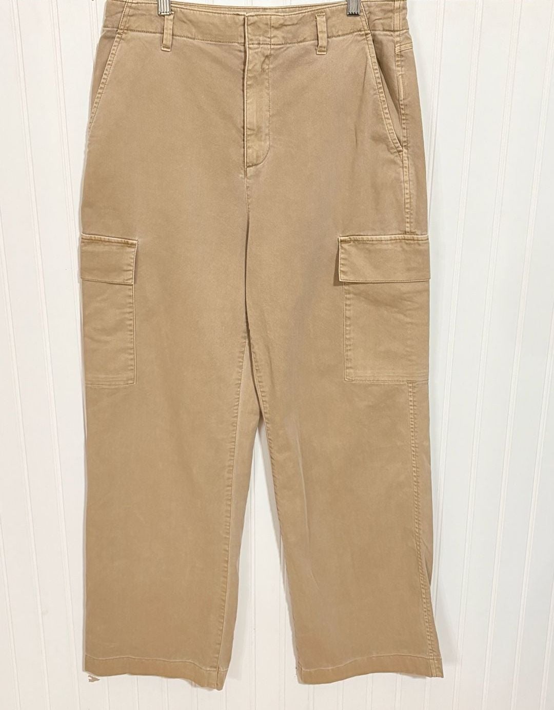 Gap Loose Khaki Cargo Pants Size 6 Mojave Brown Cotton 2