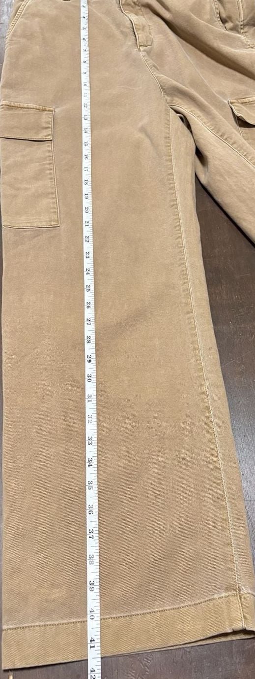 Gap Loose Khaki Cargo Pants Size 6 Mojave Brown Cotton 8