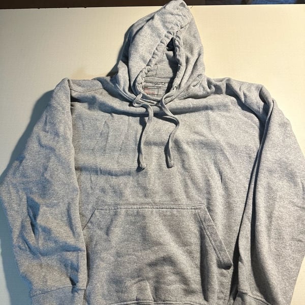Jackson Hole Pullover Hoodie Size L Grey Athletic Dept