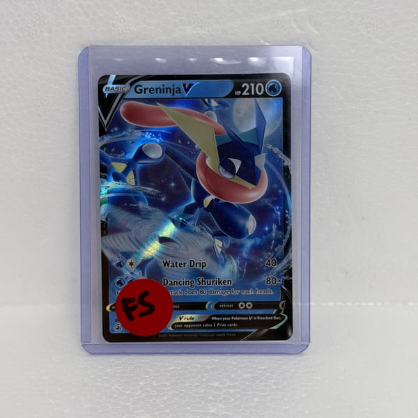 Pokemon Greninja V 073/264 Fusion Strike Ultra Rare Holo
