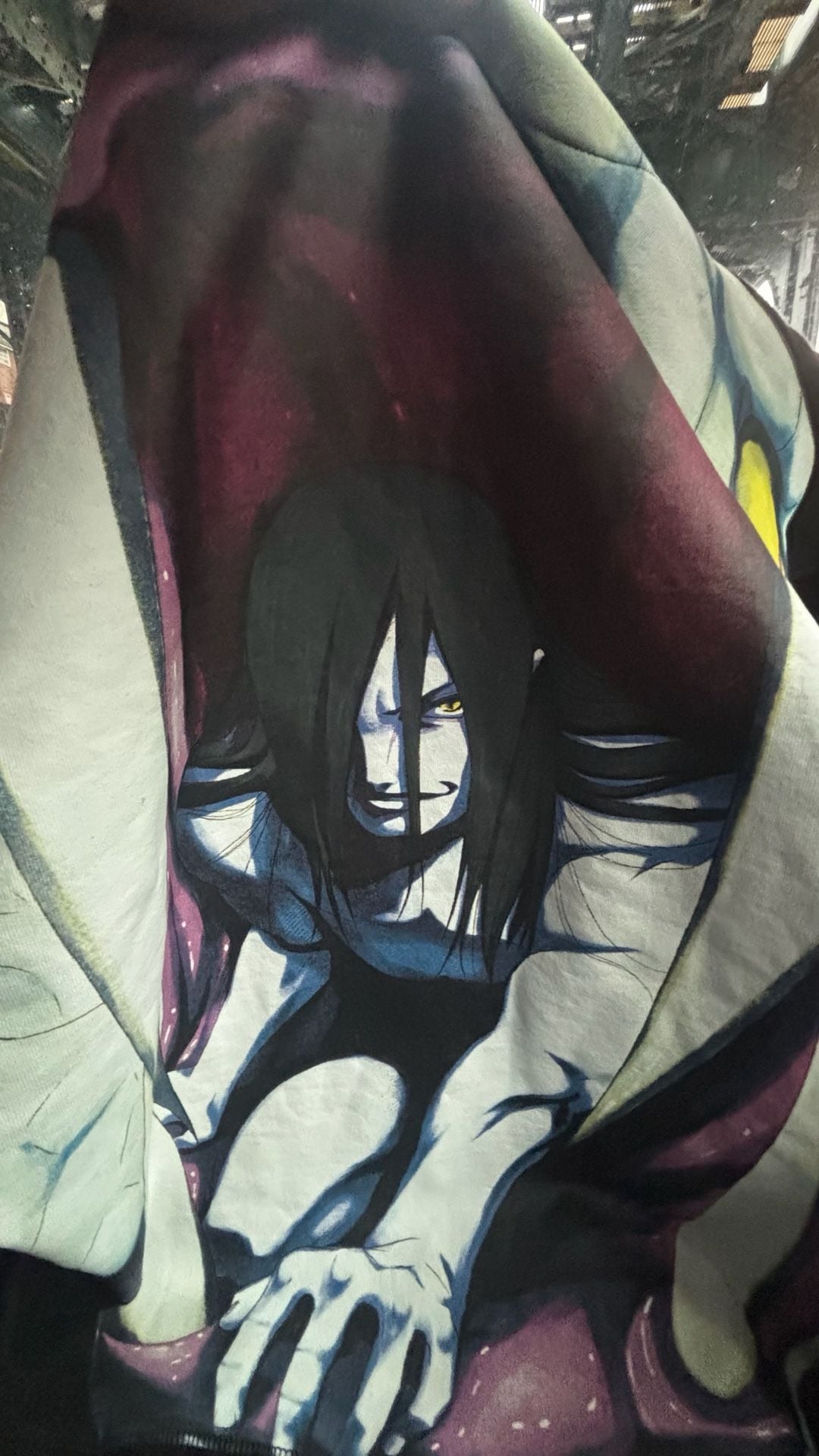 Primitive x Naruto Shippuden Orochimaru Hoodie Size Large Black 3