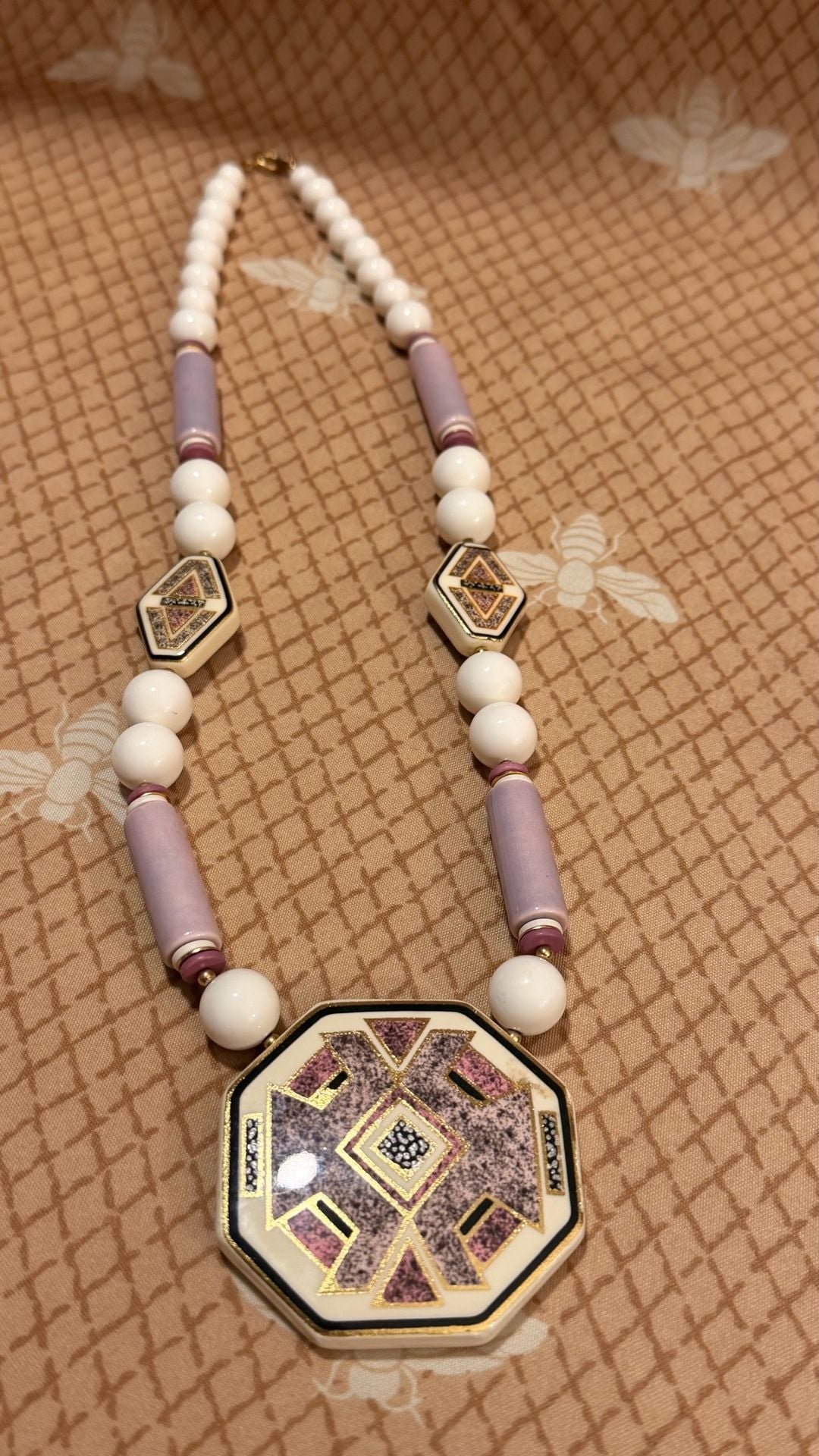 Vintage Porcelain Necklace 2