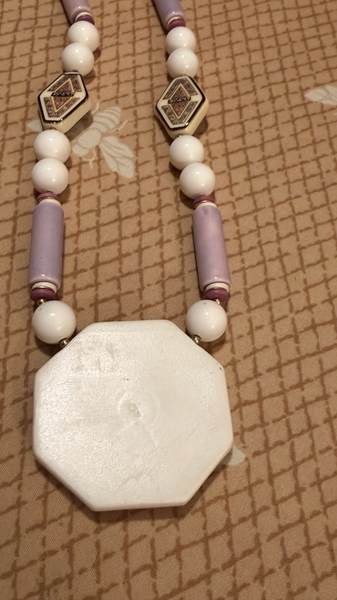Vintage Porcelain Necklace 3