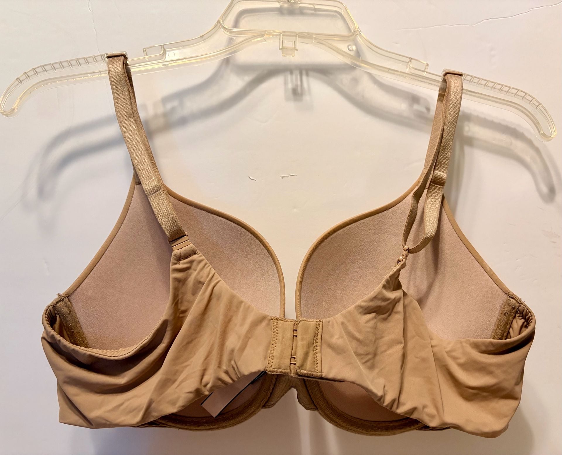 Victoria's Secret Seconde Peau Bra Size 38C Nude Beige T-Shirt Underwire 3