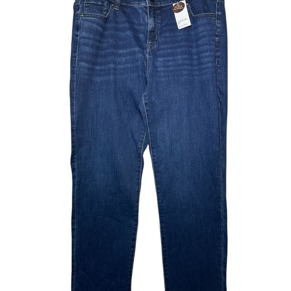 Lane Bryant Signature Fit Straight Jeans Blue Denim NWT Size 16