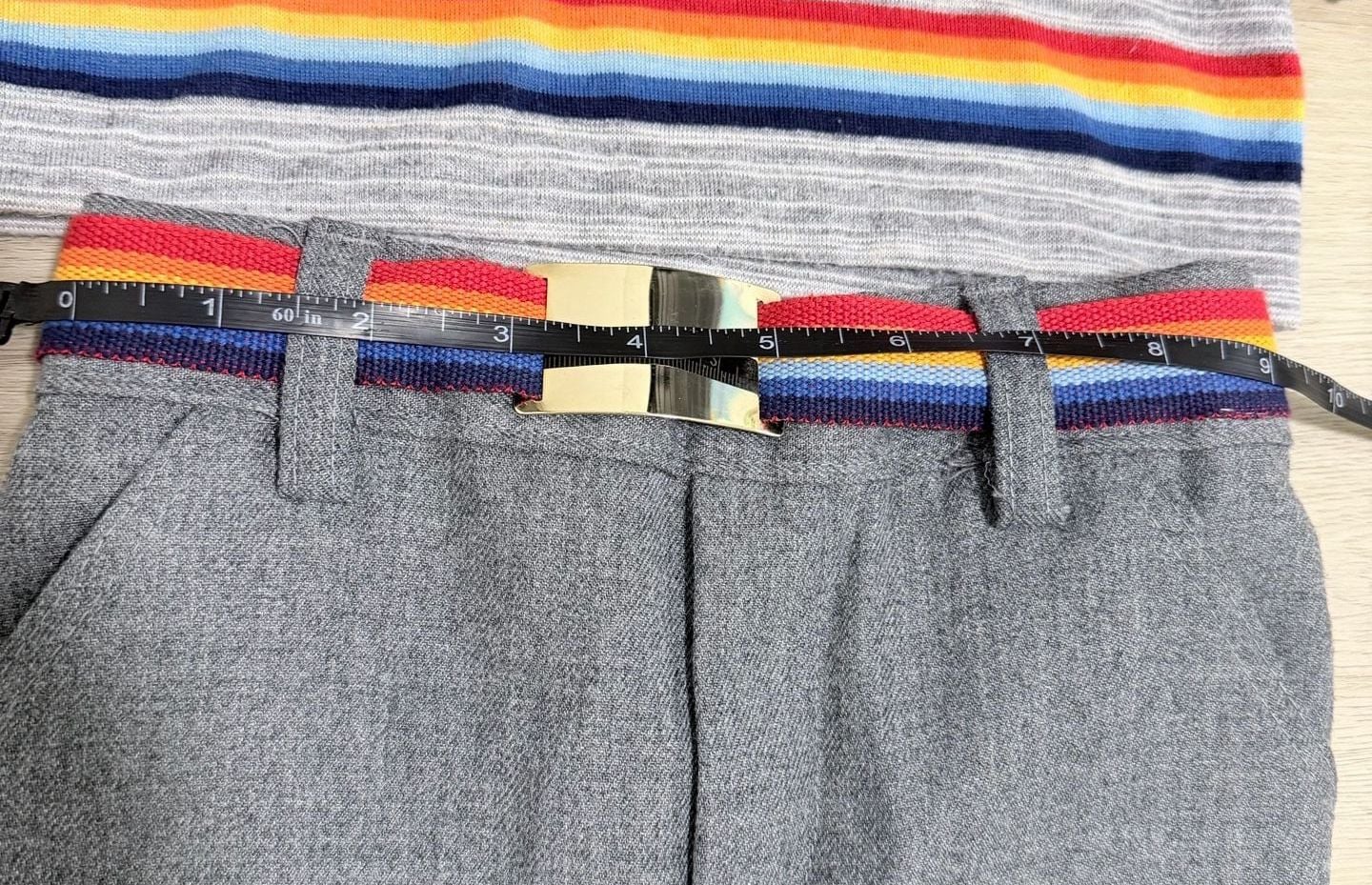 Health-tex Striped Polo Shirt & Pants Set Size 4T Gray 11