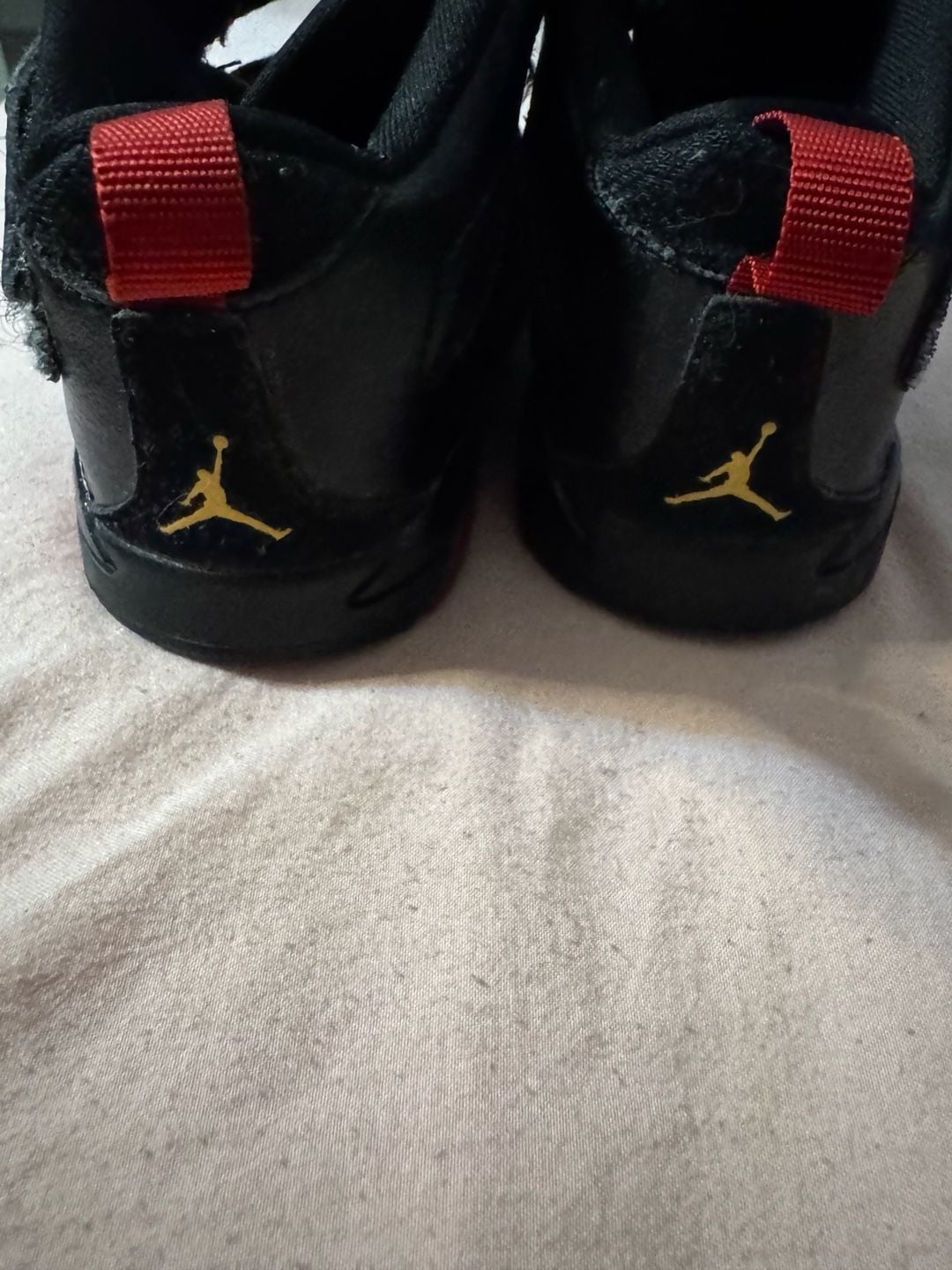 Jordan Flight Club 91 Size 6C Black Red Toddler Sneakers 4