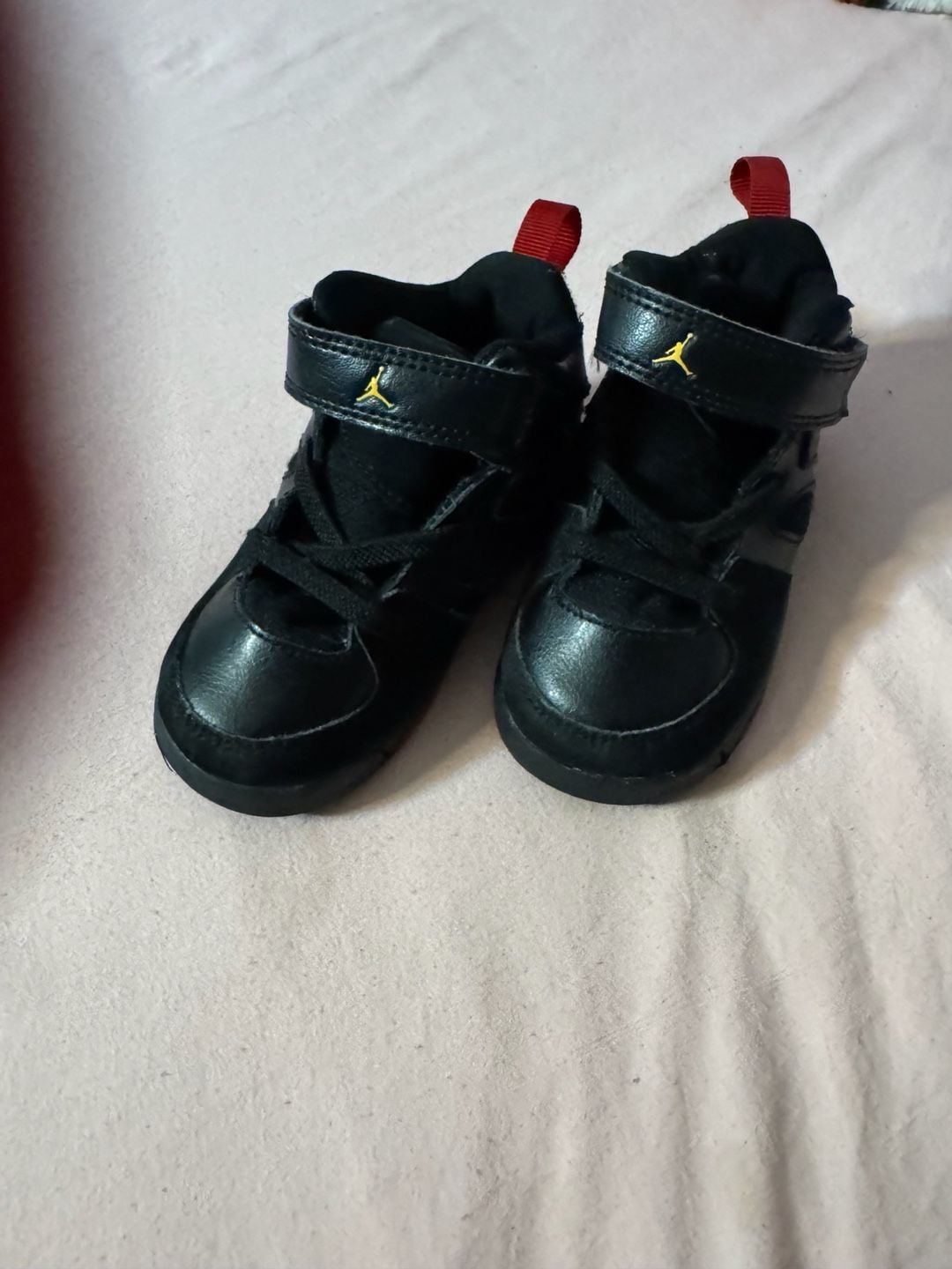 Jordan Flight Club 91 Size 6C Black Red Toddler Sneakers 5