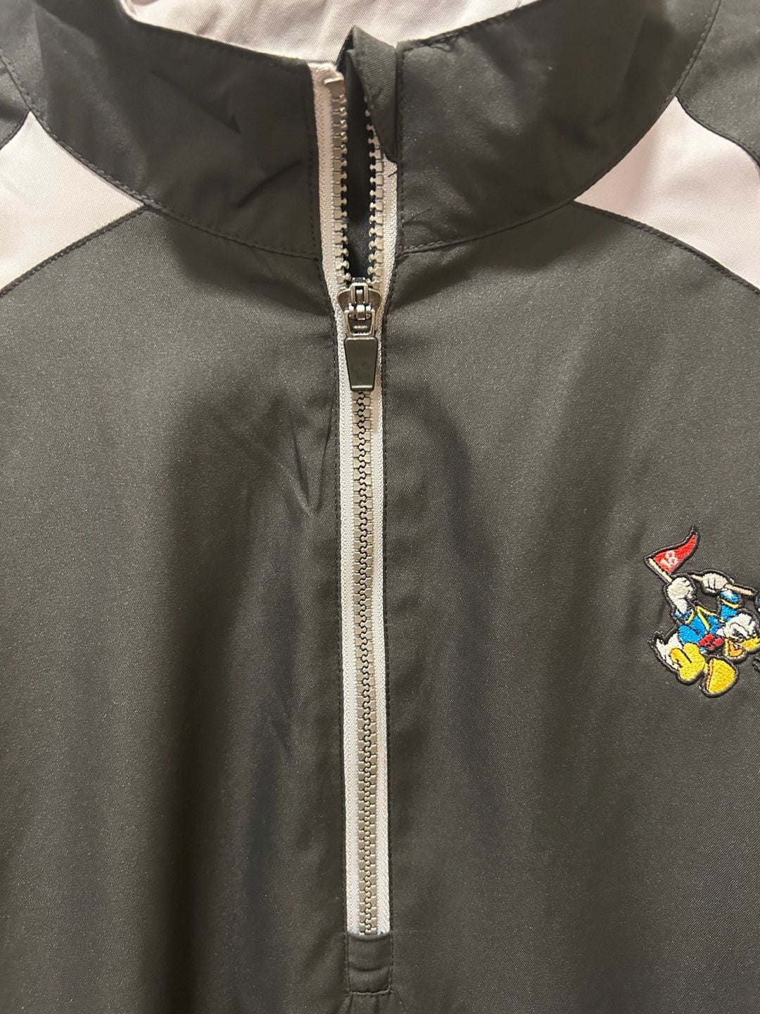 Ahead Extreme Disney Golf Donald Duck 1/2-Zip Windbreaker Size Large 7