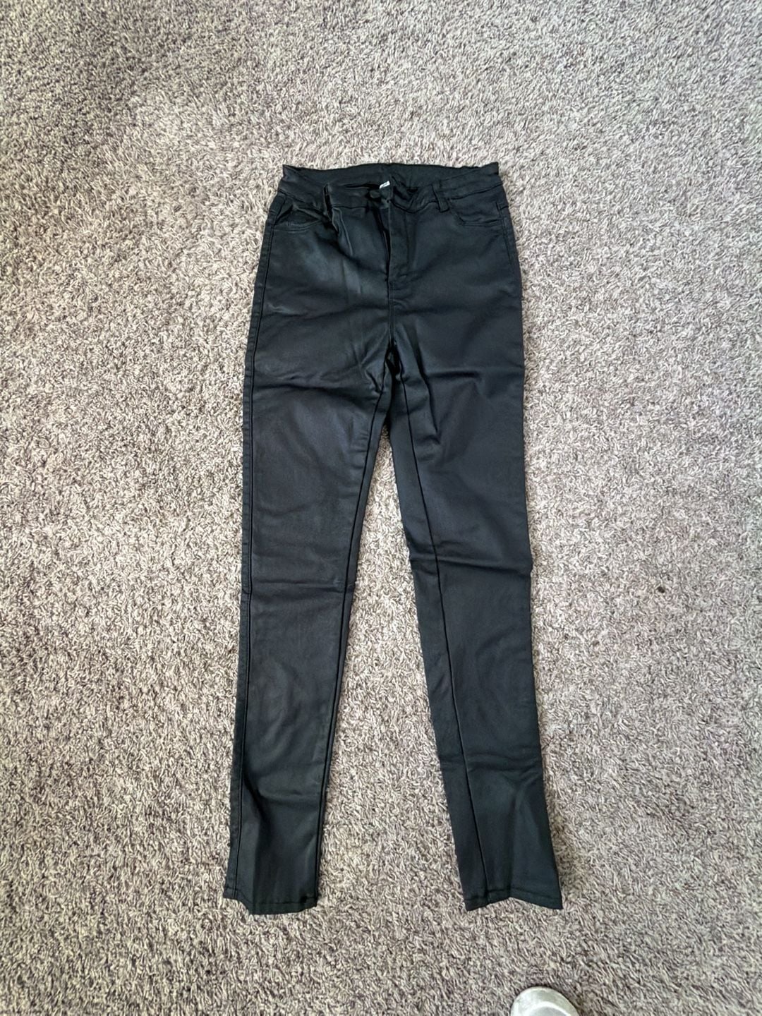 Black Leather Skinny Pants 2